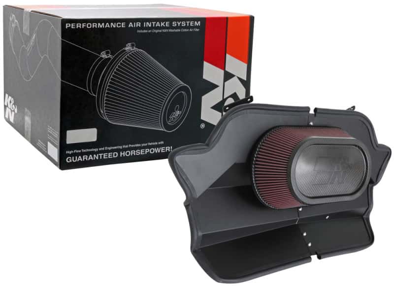 K&N Engineering — K&N 20-21 Chevrolet Corvette Stingray 6.2L V8 F/I AirCharger Performance Intake System
Air Intake System - view 3