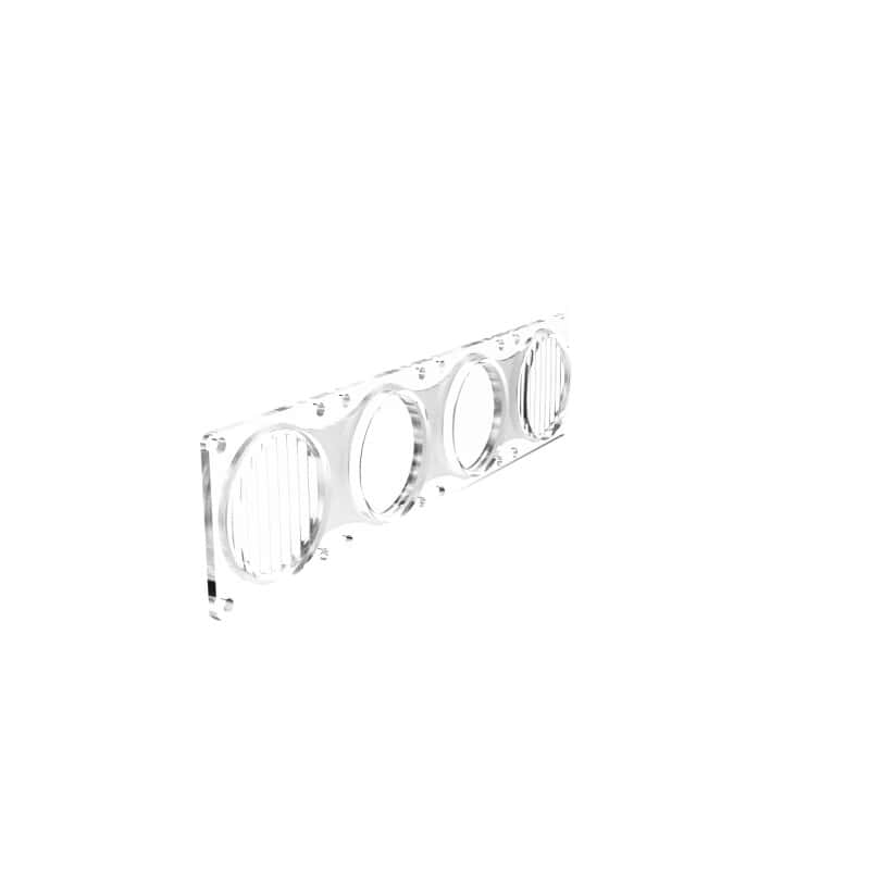 KC HiLiTES — KC HiLiTES FLEX ERA LED Clear Combo Beam Lens for Light Bars - view 12