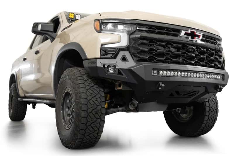 Addictive Desert Designs — Addictive Desert Designs 2022+ Chevy Silverado 1500 ZR2 Stealth Fighter Front Bumper
Bumper- Front - view 21