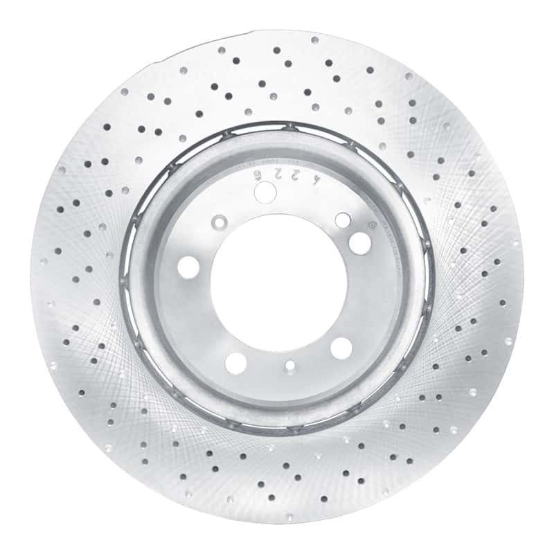 DFC — DFC 15-17 Porsche 911 Right Rear Drilled Hi-Carbon Alloy Geomet Coated Rotor
DFC Brake Rotor - view 1
