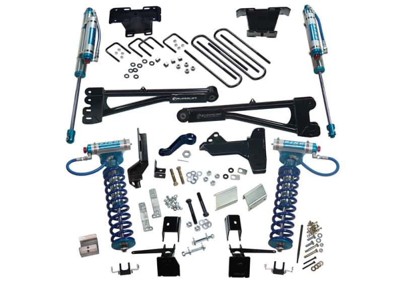 Superlift — Superlift 17-19 Ford F-250 SD 4WD (Diesel) 6in Radius Arm Lift Kit King Fr Coils/RR Reservoir Shocks
Suspension Lift Kit - view 1