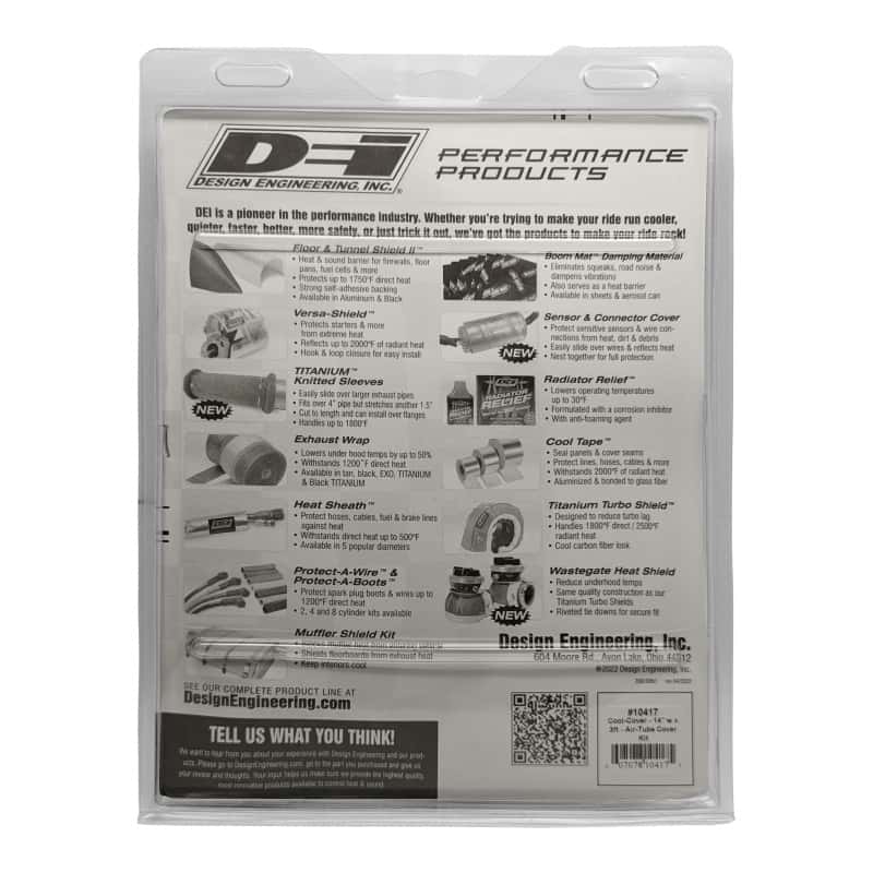 DEI — DEI Cool-Cover 14in w x 3ft - Air-Tube Cover Kit - view 5
