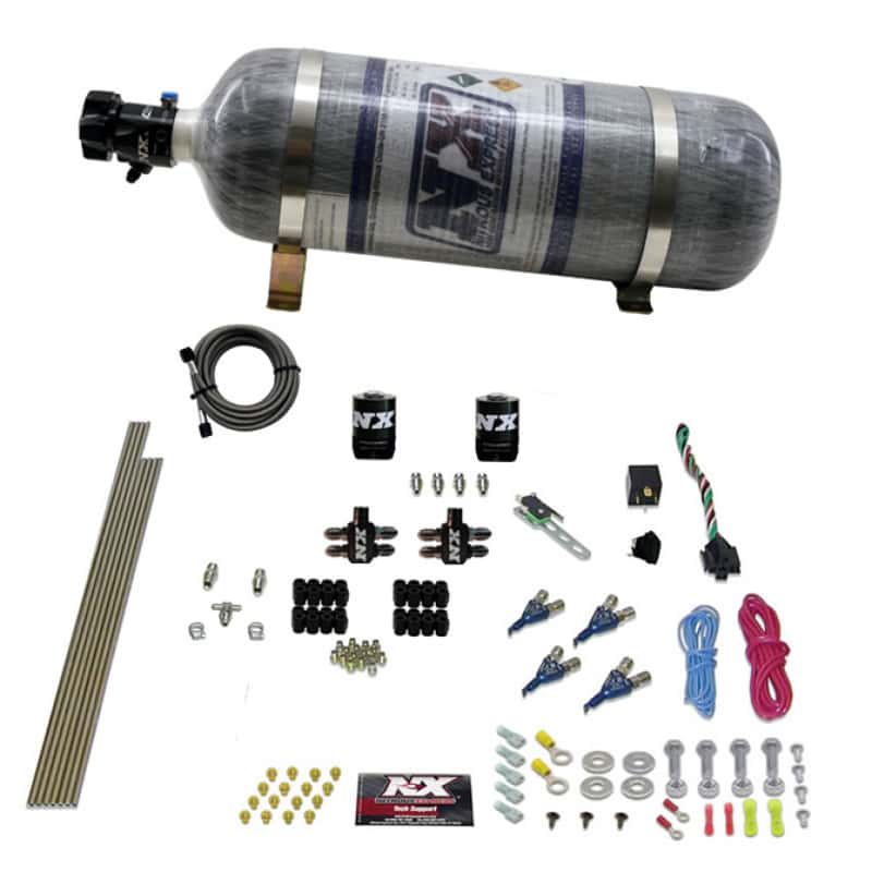 Nitrous Express — Nitrous Express 4 Cyl Gasoline EFI Nitrous Kit (50-250HP) w/Composite Bottle
Injection System Kit
N2OSys - view 2