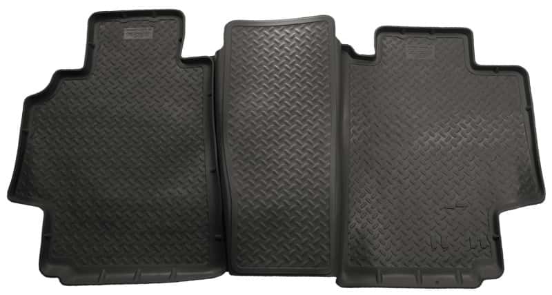 Husky Liners — Husky Liners 98-01 Dodge Ram 1500/2500/3500 Quad Cab Classic Style 2nd Row Black Floor Liners - view 1