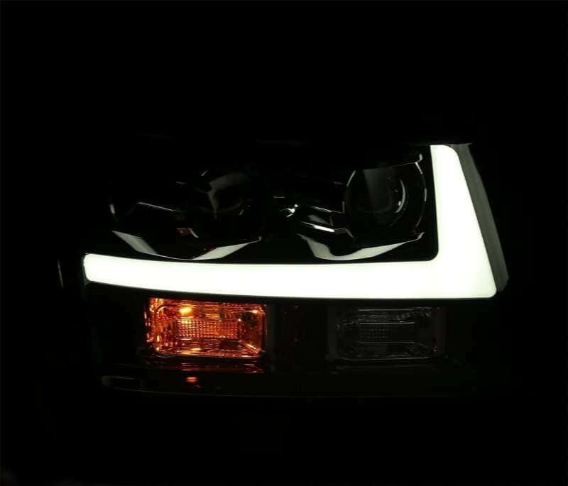 AlphaRex — AlphaRex 07-14 Chevrolet Tahoe/Suburban LUXX Series LED Projector headlights Chrome w/DRL/Sequential
Projector Headlights - view 3