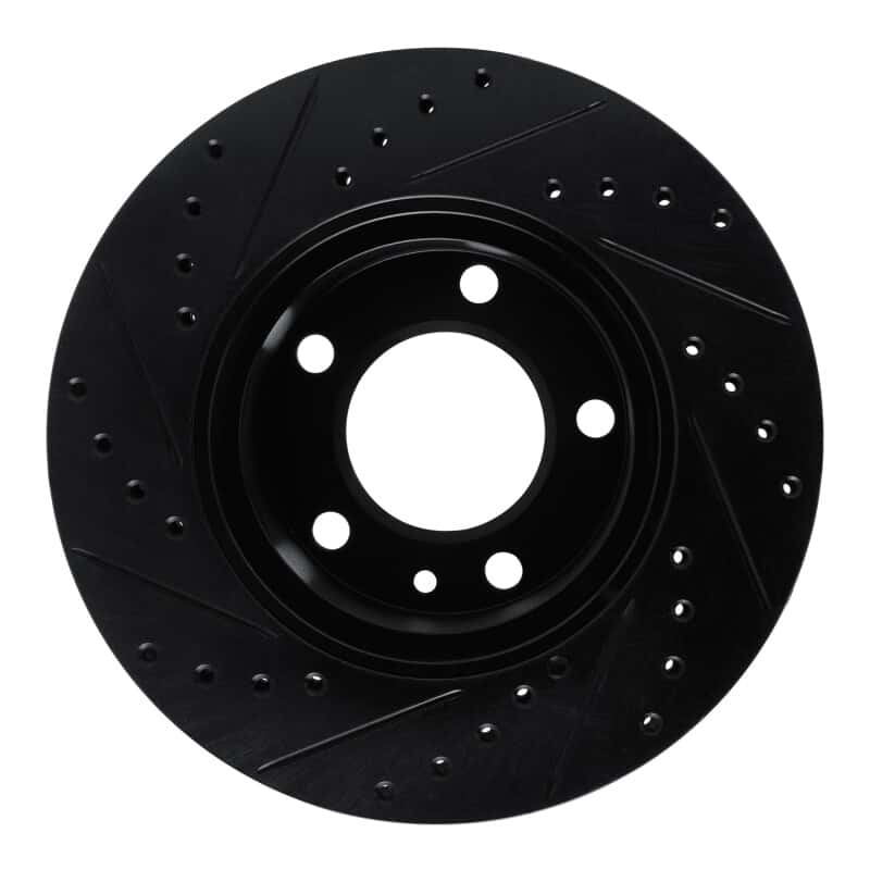 R1 Concepts — R1 82-89 BMW 635CSI Front Right Drilled & Slotted Black Brake Rotor
R1 Brake Rotor Drill - view 5