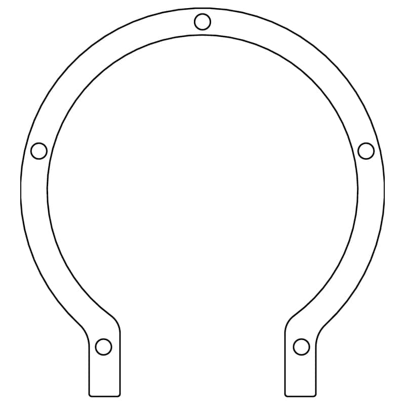 Cometic Gasket — Cometic Ford 59A Flathead V8 .015in Fiber Timing Cover Gasket
Timing Cover Gasket - view 2