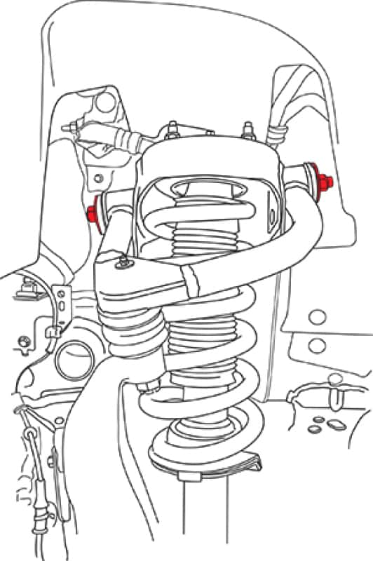 SPC Performance — SPC Performance Control Arm Hardware
CONTROL ARM BOLT SET - view 1