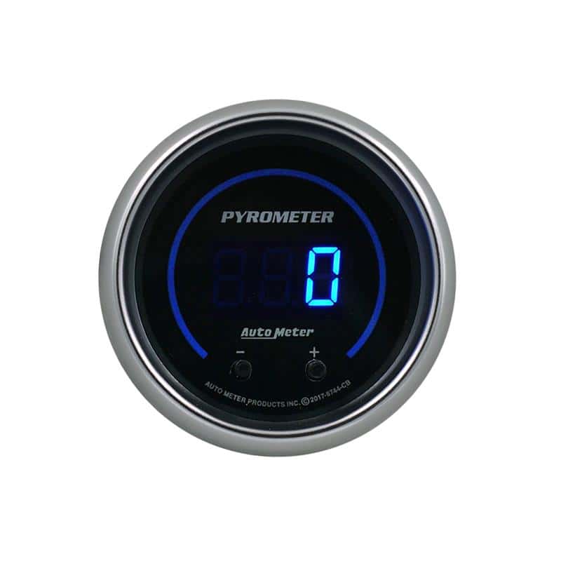 AutoMeter — Autometer 52.4mm Black Two Channel 0-2000 Degree Pyrometer (EGT) Cobalt Elite Digital Gauge
GA EGT 2" CB EL DIG - view 2