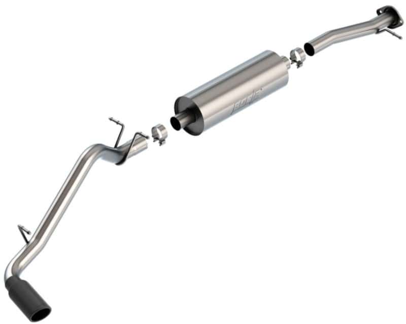 Borla — Borla 15-21 Chevrolet Colorado S-Type Cat-Back Black Chrome Tips
Cat-Back System - view 2
