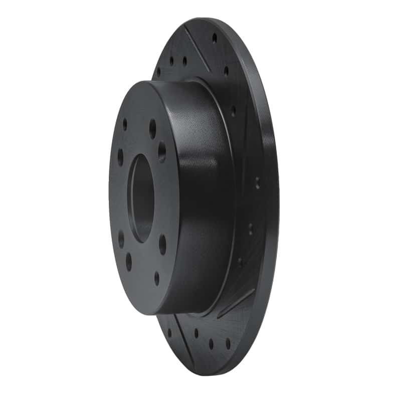 R1 Concepts — R1 92-97 Acura CL Rear Right Drilled & Slotted Black Brake Rotor
R1 Brake Rotor Drill - view 2