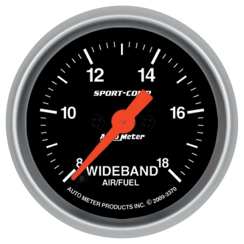 AutoMeter — Autometer Sport-Comp 52mm Full Sweep Electronic Analog Wideband Air/Fuel Ratio Gauge
2-1/16" ANALOG WIDEB - view 2