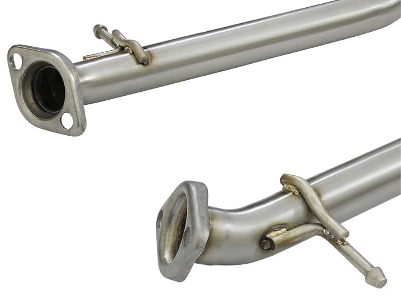 aFe — aFe Takeda 16-17 Lexus RC 200T 2.0L (t) 2in. SS Axle-Back Exhaust System w/Polished Blue Tips
Axle-Back Exhaust - view 4