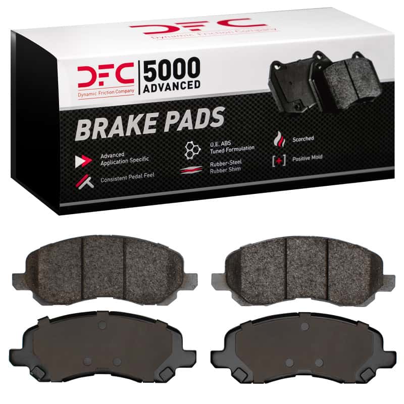 DFC — DFC 07-16 Chrysler Sebring Front 5000 Advanced Semi Metallic Brake Pads
DFC Brake Pad Set - view 1