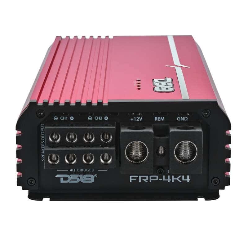 DS18 — DS18 4-Channel Class-D Amp Stereo Full-Range 4 x 400 W RMS at4 ohm- Red - view 3