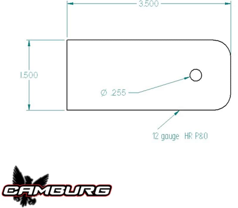 Camburg — Camburg Black Fender Washer 10 Pack (aluminum washer bolt body clip 1/8in. tab)
Fender Washer Kit - view 5