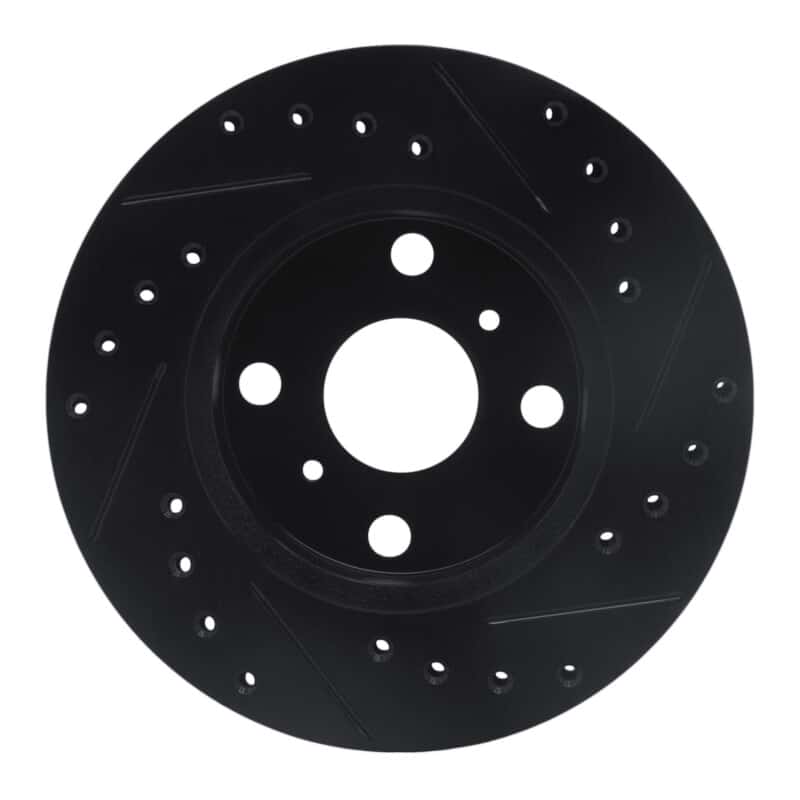 R1 Concepts — R1 88-92 Geo Prizm Front Left Drilled & Slotted Black Brake Rotor
R1 Brake Rotor Drill - view 5
