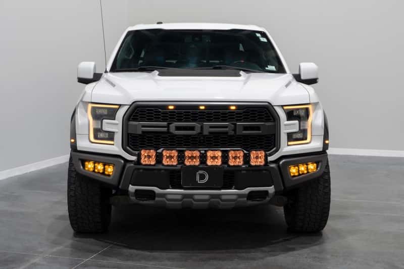 Diode Dynamics — Diode Dynamics 17-20 Ford Raptor SS5 Grille CrossLink Lightbar Kit - Pro White Combo - view 8