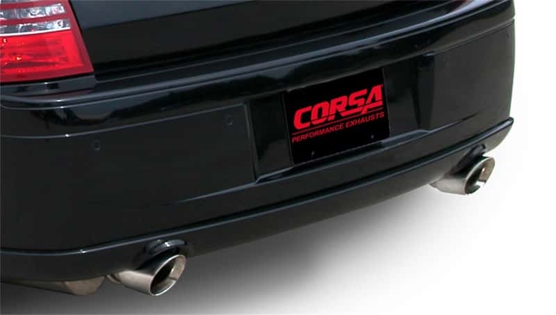 CORSA Performance — Corsa 2005-2010 Dodge Charger No Towing Hitch SRT-8 6.1L V8 Polished Xtreme Cat-Back Exhaust
Exhaust - view 7