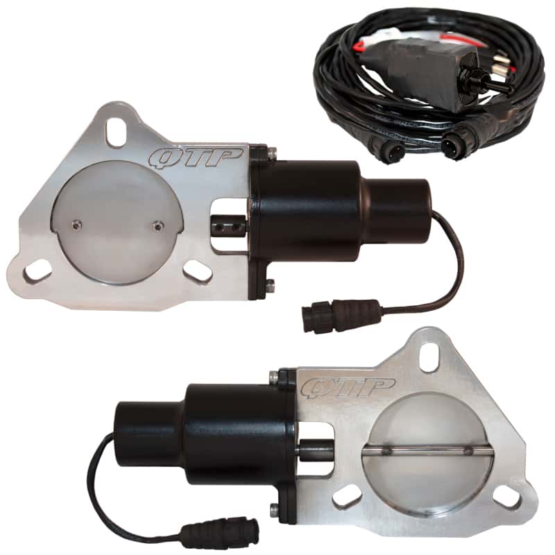 QTP — QTP 3in Bolt-On QTEC Dual Electric Cutout Valves - Pair - view 3