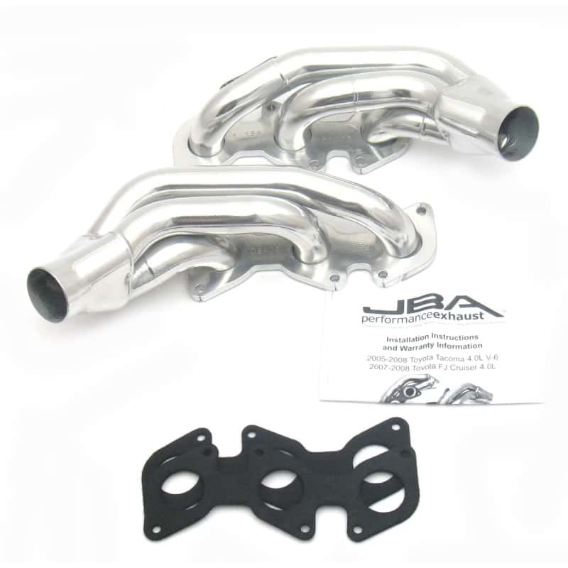 JBA — JBA 03-09 Toyota 4.0L V6 w/o A.I.R. 1-1/2in Primary Silver Ctd Cat4Ward Header
Exhaust Header - view 2