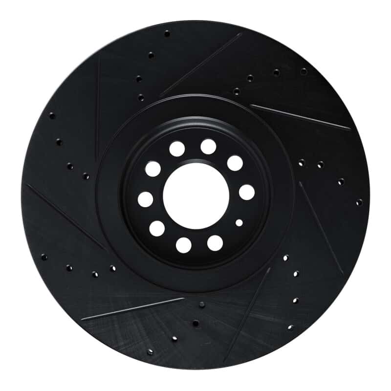 R1 Concepts — R1 04-06 Audi TT Quattro Right Front Drilled & Slotted Black Brake Rotor
R1 Brake Rotor Drill - view 5