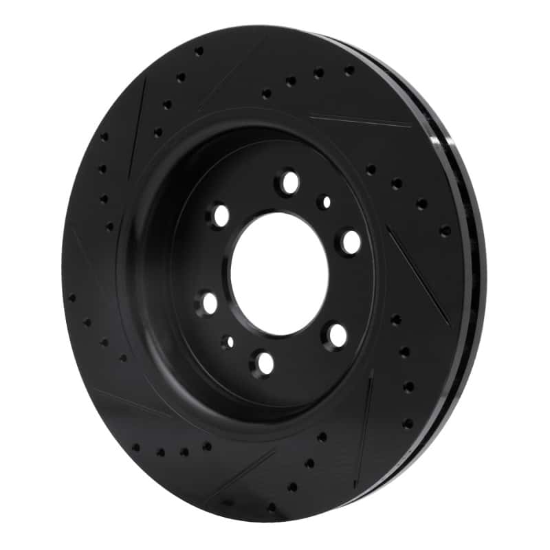 R1 Concepts — R1 07-21 Ford Expedition Front Right Drilled & Slotted Black Brake Rotor
R1 Brake Rotor Drill - view 4