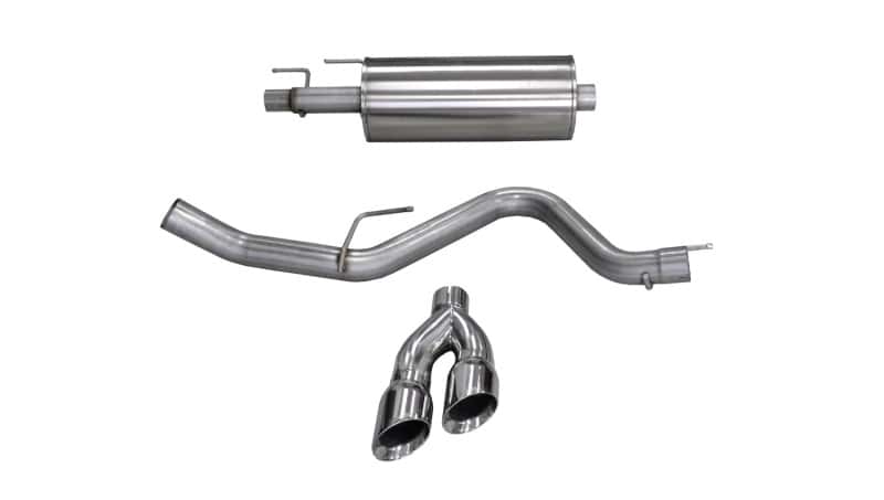 CORSA Performance — Corsa 15-20 Ford F-150 3.5L Eco (Super Crew Cab) Polished Sport Single Side Dual 4in Tips CB Exh
Exhaust - view 3