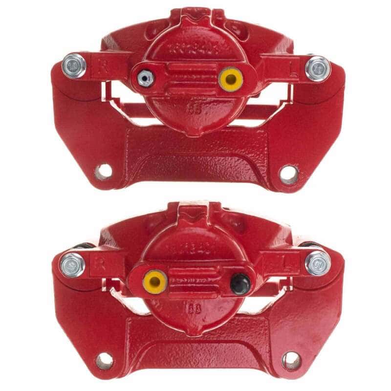 PowerStop — Power Stop 07-18 Jeep Wrangler JK Front Red Caliper Pair w/Bracket
Caliper Set - view 3