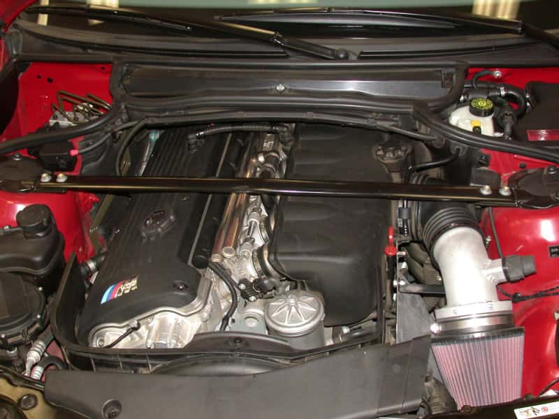 K&N Engineering — K&N 01-05 BMW M3 E46 Wrinkle Black Typhoon Short Ram Intake
Performance Air Inta
Air Intake System - view 3
