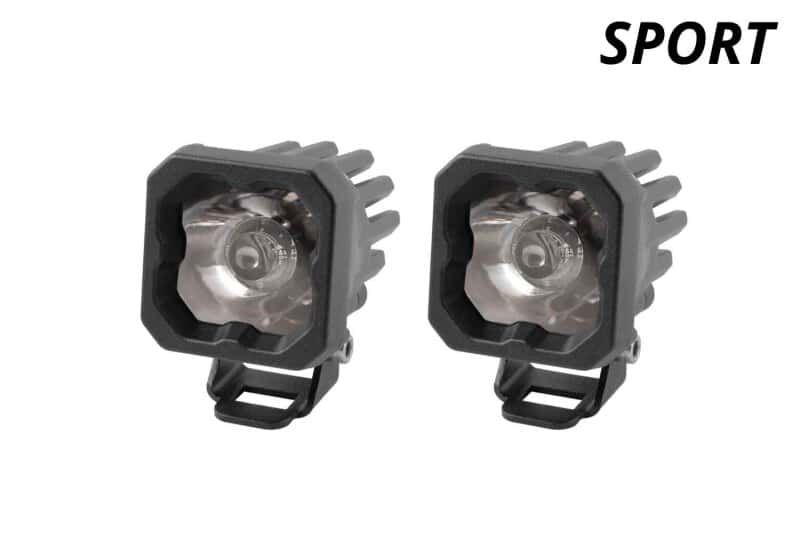 Diode Dynamics — Diode Dynamics Stage Series C1 LED Pod Sport - White Flood Standard RBL (Pair) - view 2