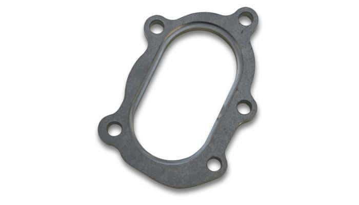 Vibrant — Vibrant GT25R / GT28R Discharge Flange with Oval Outlet (5 Bolt) T304 SS 1/2in Thick
5BoltTurboOutletFlng
SSGT25R/28RDisFlange
Turbocharger Flange - view 4