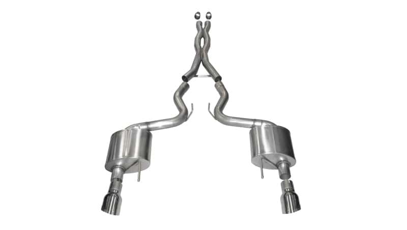 CORSA Performance — Corsa 2015-2017 Ford Mustang GT 5.0 3in Cat Back Exhaust Polish Dual 4.5in Tip (Xtreme)
Exhaust - view 1