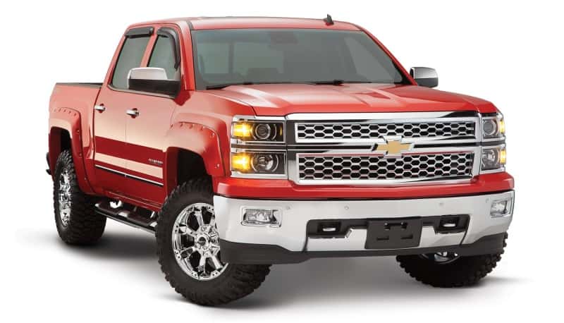 Bushwacker — Bushwacker 14-18 Chevy Silverado 1500 Fleetside Pocket Style Flares 4pc - Black
FF Pocket Style 4Pc - view 2