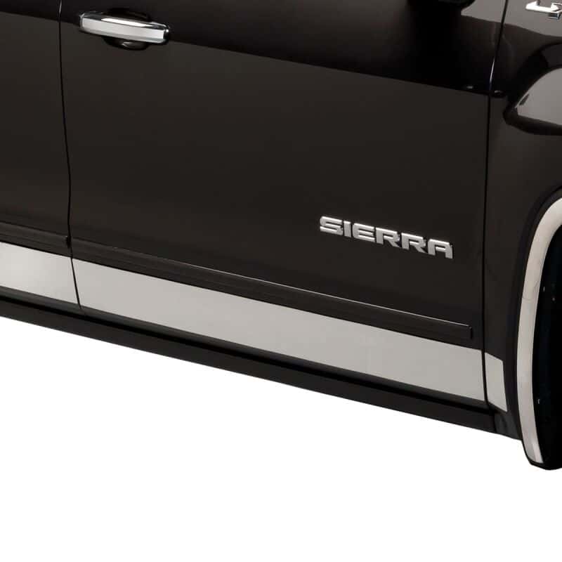 Putco — Putco 07-13 GMC Sierra Crew Cab 5.5 Box - 6in Wide - 12pcs Pro Stainless Steel Rocker Panels
Rocker Panel Molding - view 2