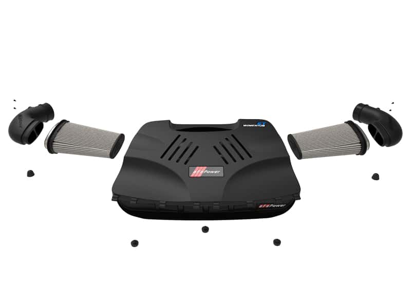aFe — aFe Power 15-19 BMW X5 M (F85)/X6 M (F86) V8-4.4L (tt) S63 Cold Air Intake System w/ Pro DRY S Media
Momentum ST Intake - view 2