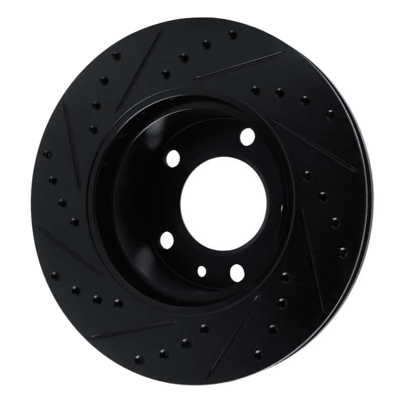 R1 Concepts — R1 82-89 BMW 635CSI Front Right Drilled & Slotted Black Brake Rotor
R1 Brake Rotor Drill - view 4
