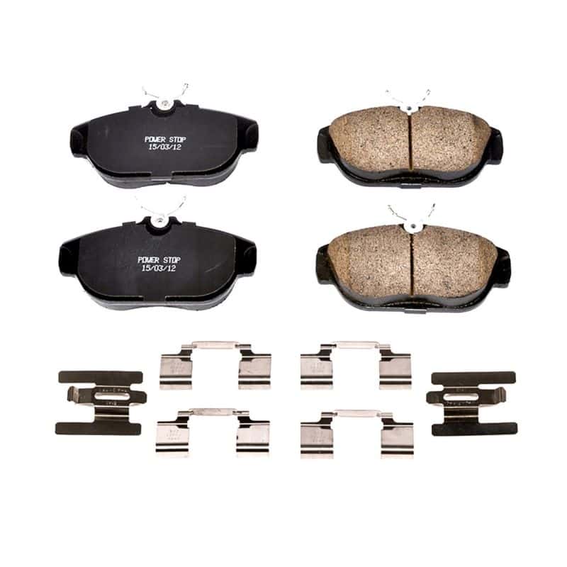 PowerStop — Power Stop 91-92 Volvo 740 Front Z17 Evolution Ceramic Brake Pads w/Hardware
Z17 Brake Pads - view 1