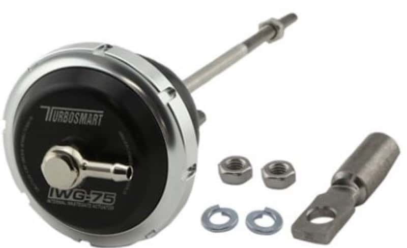 Turbosmart — Turbosmart IWG75 94-97 Ford F250/F350 Powerstroke 7.3L Black 26 PSI
Wastegate - view 2