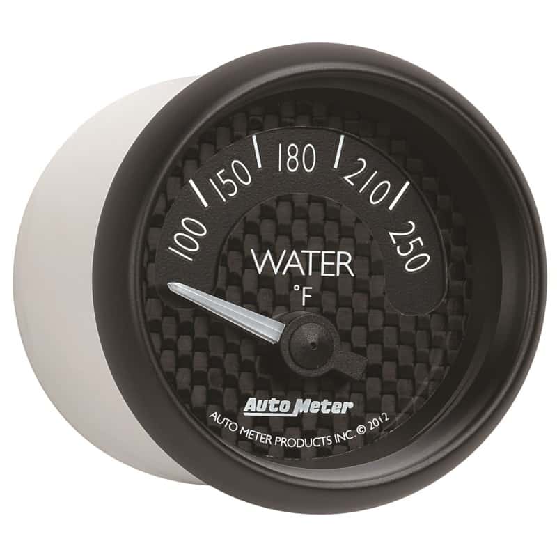 AutoMeter — Autometer GT Series 52mm Short Sweep Electronic 100-250 Deg F Water Temperature
2-1/16" WATER TEMP, - view 11