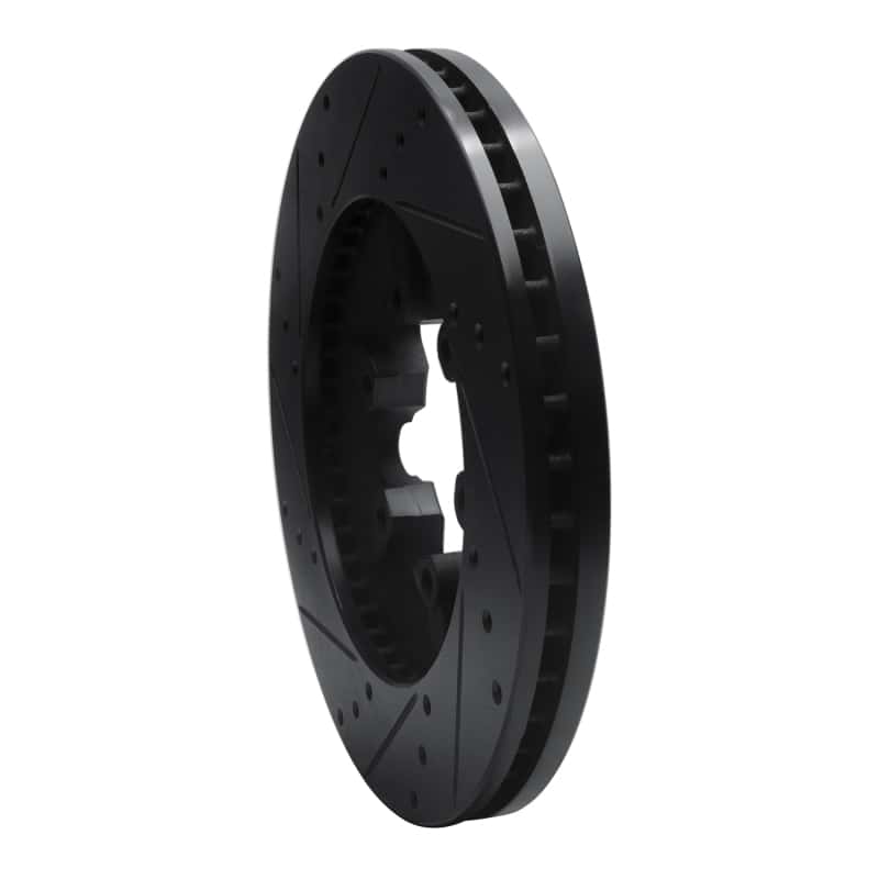 R1 Concepts — R1 09-12 Chevrolet Colorado Front Right Drilled & Slotted Black Brake Rotor
R1 Brake Rotor Drill - view 4