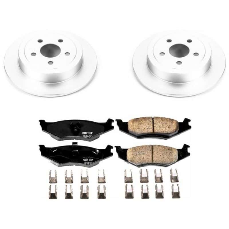 PowerStop — Power Stop 96-00 Plymouth Breeze Rear Z17 Evolution Geomet Coated Brake Kit - view 1