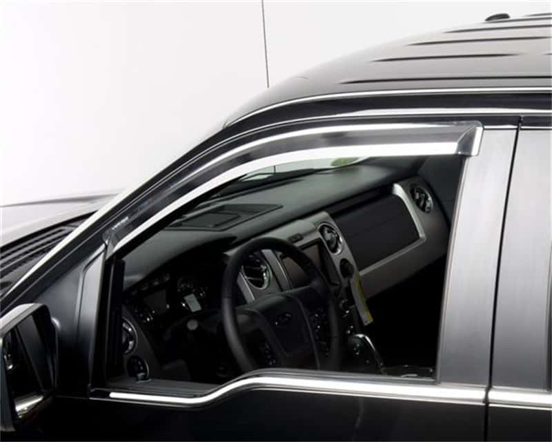 Putco — Putco 09-14 Ford F-150 Super Cab / Crew Cab- Fronts Only - Tape-On Element Chrome Window Visors
Side Window Vent - view 1