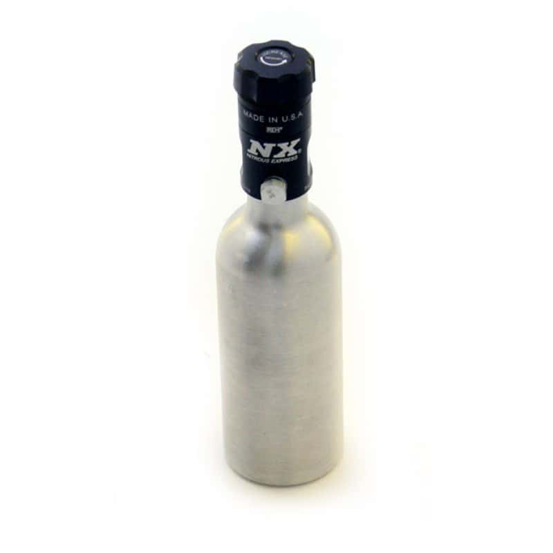 Nitrous Express — Nitrous Express 3.5oz Mini-Bottle w/Motorcycle Valve (2 Dia x 7.33 Tall)
N2OBottle - view 3
