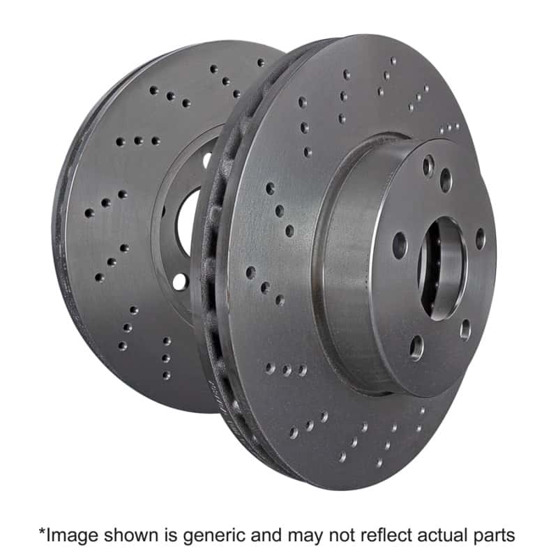EBC — EBC 18-21 Subaru WRX STi 2.5T RK Premium Drilled Front Rotors
Disc Brake Rotor Set - view 2