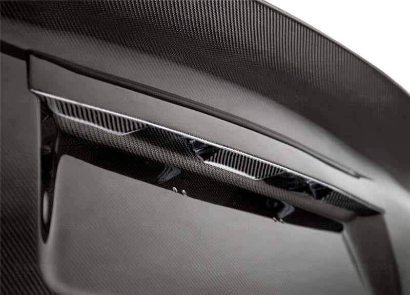 Seibon — Seibon 08-14 Subaru Impreza WRX/STi 4dr C-style Carbon Fiber Trunk Lid - view 13