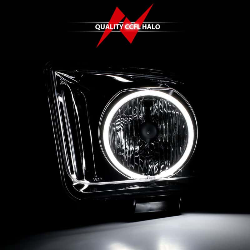 ANZO — ANZO 2005-2009 Ford Mustang Crystal Headlights w/ Halo Black (CCFL)
Head Light Set
HdLtSet - view 13