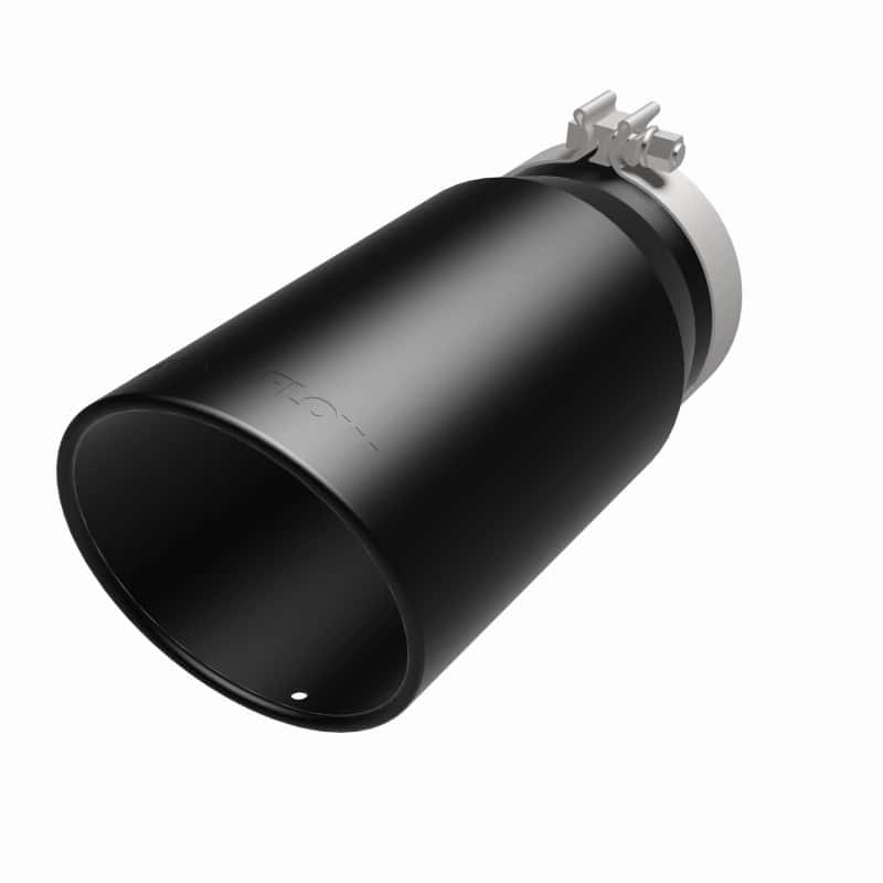 Magnaflow — MagnaFlow Tip Stainless Black Coated Single Wall Round Single Outlet 6in Dia 5in Inlet 13in L
Stainless Steel
Exhaust Tip - view 24