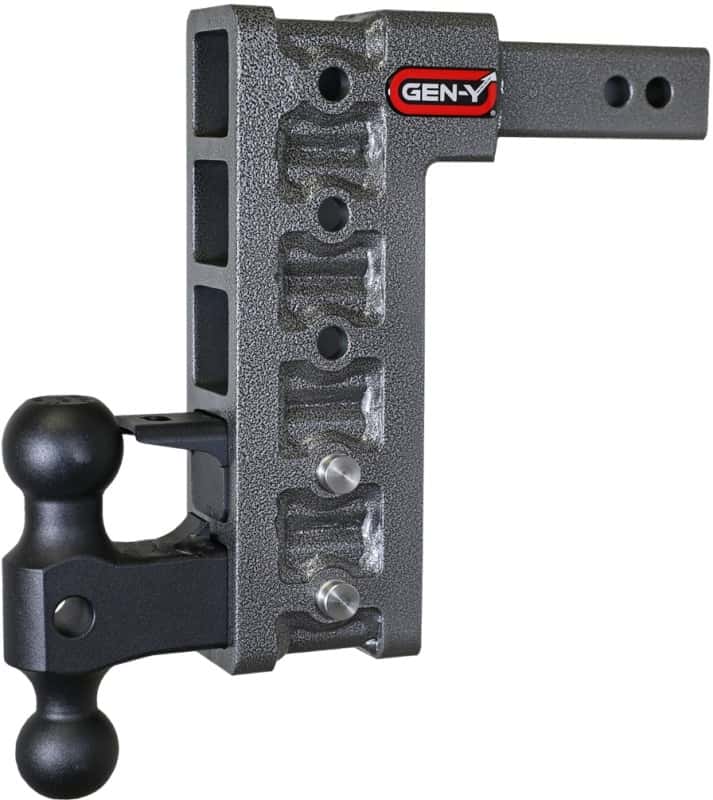 GEN-Y Hitch — Gen-Y Mega Duty 2in Shank 10in Drop 2K TW 16K Hitch w/GH-051 Dual-Ball/GH-032 Pintle Lock
Drop Hitch - view 2