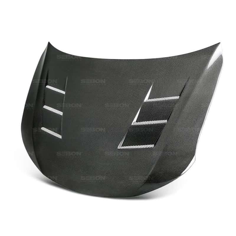 Seibon — Seibon 2014 Scion TC OEM Carbon Fiber Hood - TS Style - view 2